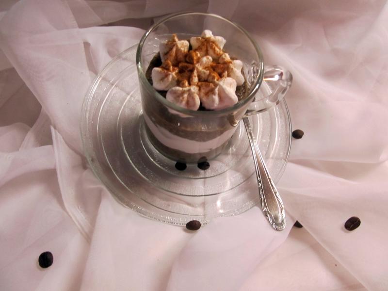 Kávés chia puding Kávés chia puding