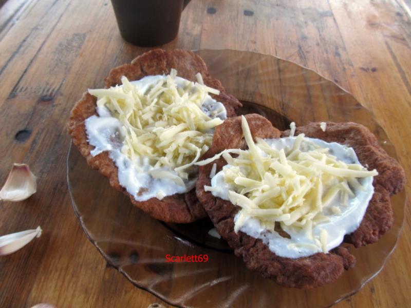 Kefíres lángos Kefíres lángos
