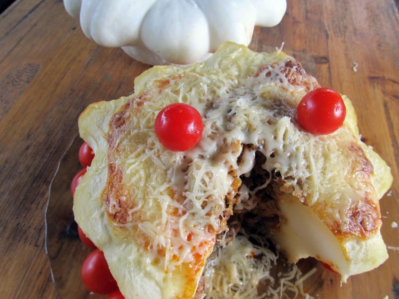 Töltött patisszon Töltött patisszon