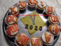 Szilveszteri cupcake
