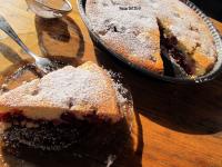 Meggyes clafoutis - francia tejpite