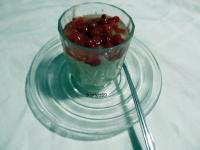 Ribizlis hajdina puding