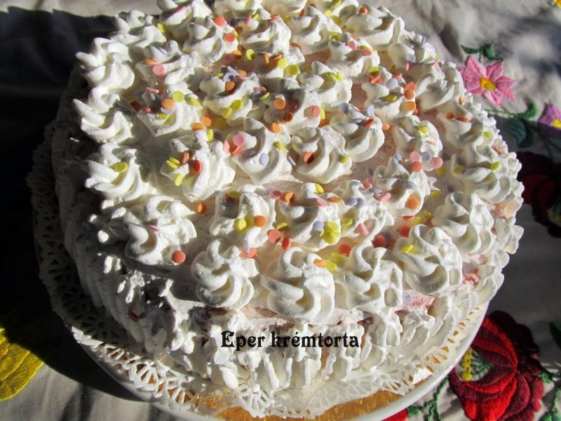 Eper krémtorta
