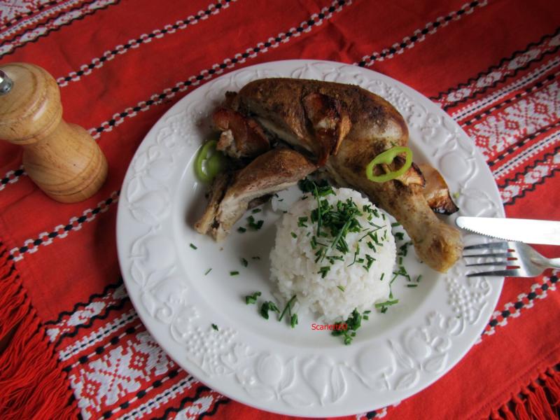 Gesztenyével töltött csirkecomb