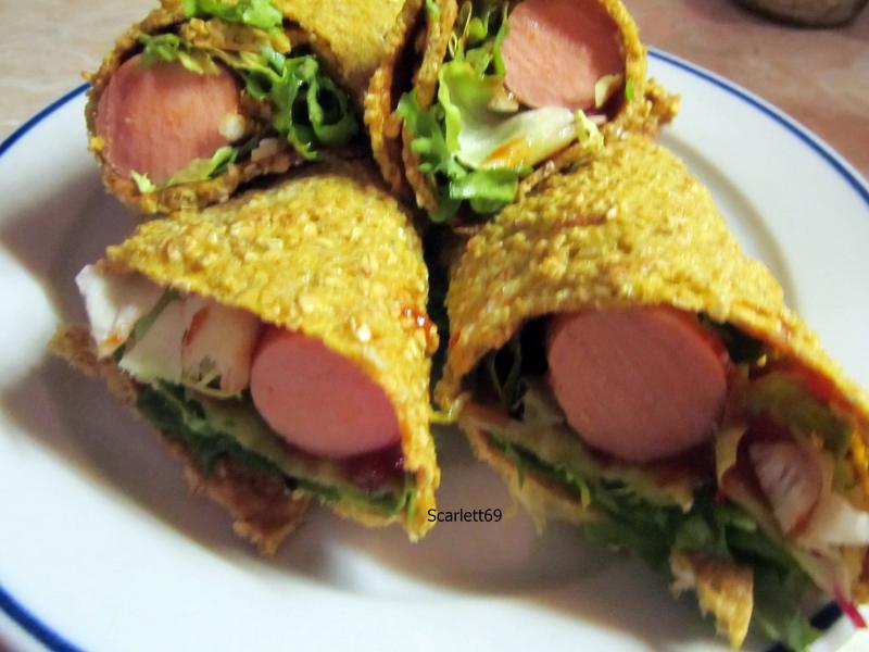 Tortilla hot-dog