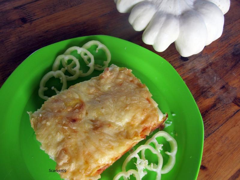 Sajttal rakott patisszon