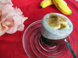 Csokis-banános chia puding
