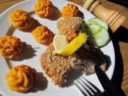 Hal Cordon Bleu Hercegnő édesburgonyával