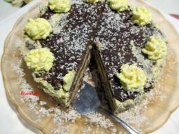 Keksztekercs torta