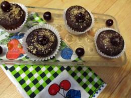 Meggyes muffin