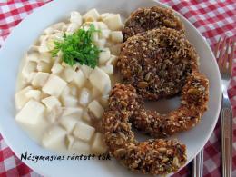 Négymagvas rántott tök